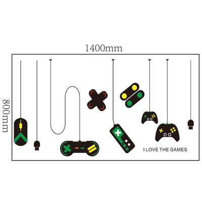 

〖Follure〗Game Console Game Handle Decorative Hanging Lamp Wall Sticker Background Sticker