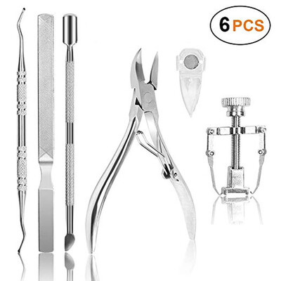 

〖Follure〗6Pcs Ingrown Toenail Tools Kit Premium Nail Treatment Foot ToolProfessional Pedicure Tools