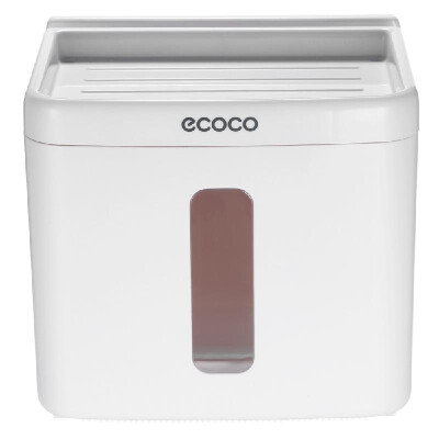 

ecoco Tissue Box Roll Paper Case for Bathroom Toilet Paper Box Plastic Perforated Tissue Box Toilet Roll Holder Sanitary Tray