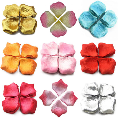 

1000 Pcs Wedding Scatter Confetti Table Party Silk Fake Rose Flower Petals