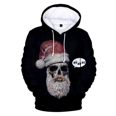 

Toponeto Christmas Women Men Print Long Sleeve Hoodie Sweatshirt Ugly Pullover Tops