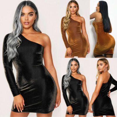 

Women Bandage Bodycon Long Sleeve Evening Party Cocktail Club Short Mini Dress