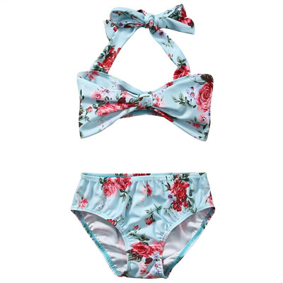 

Toddler Baby Kid Girl Bikini Swimwear Floral Swimming Bathing Suit Swimsuit