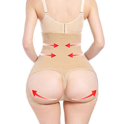 

SLIMBELLE High Waist Tummy Control Belly Shaper Boned Panty Butt Lifter Slimming Briefs