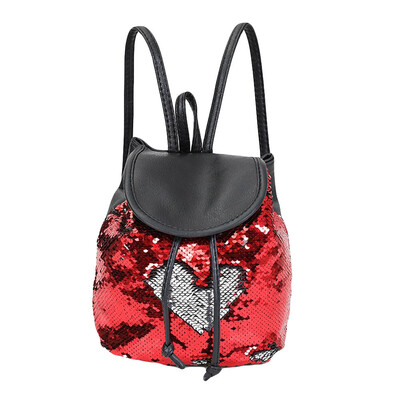 

Tailored Women Fashion School Style Sequins Travel Satchel School Bag Backpack Bag