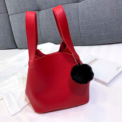 

Tailored Womens Fashion Solid Color Handbag Casual Large Capacity Shoulder Bag