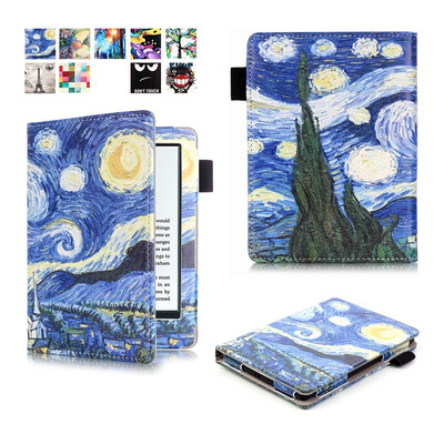 

558 Wake Up Function Painted Protective Case for Kindle