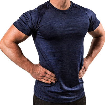 

Mens Slim Fit O Neck Short Sleeve Muscle Tee Shirts Casual T-shirt Tops Blouse