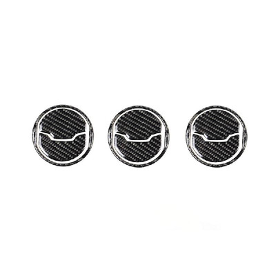 

Carbon Fiber Central Air Conditioner Air-Outlet Frame Sticker Fit for Ford Mustang 2015-2017