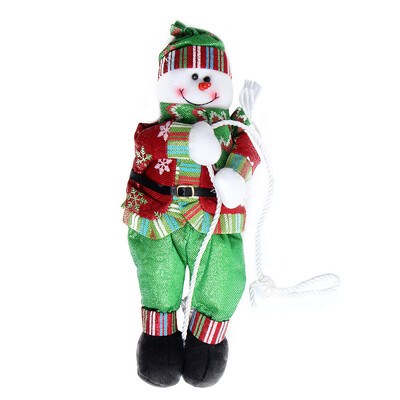 

Toponeto Christmas Santa Rope Dolls Climbing Tree Hanging Decorations Holiday Accessories