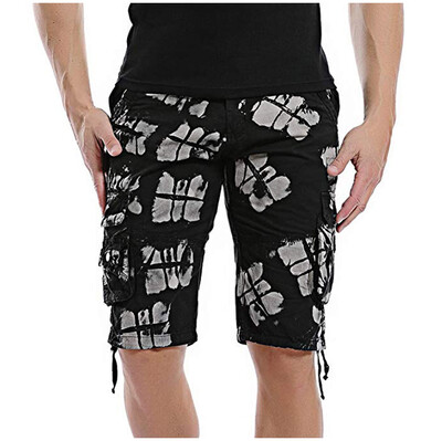 

Gobestart Fashionable Mens Button-Pocket Overalls Wind Overalls Shorts