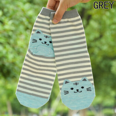 

Fashion High Quality Various Styles Women Casual Cotton Socks Cute Cats Winter Autumn Korean Style Knit Socks