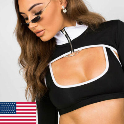 

Women 2PCS Long Sleeve Sports Bolero Shirt Crop Top Vest Shrug Gym Youga Blouse