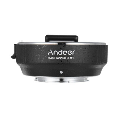 

Andoer EF-MFT Electronic Lens Mount Adapter Ring Aperture Control Support IS for Canon EFEF- to M43 Camera for Olympus PEN E-P1