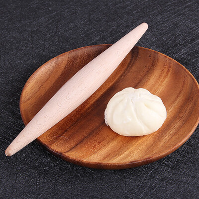 

Toponeto Solid Wood Rolling Pin Beech No Paint No Wax Noodle Dumpling Dough Pressure Stick