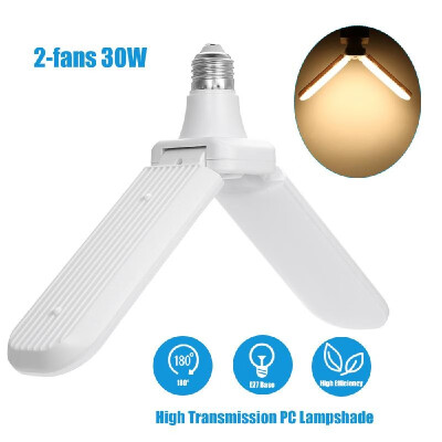 

AC 85-265V Foldable Fan Blade Bulb E27 2345 Fans Ceiling Garage Lights Lighting Angle Adjustable LEDs Light for Indoor Home Dec