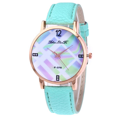 

Dream lattice Womens Casual Quartz Leather Band Analog Wristwatches womens watch casual quartz Hours woman watch 2018 &Ff
