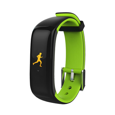 

P1 Screen Pedometer Watch Blood Pressure Heart Rate Monitor Fitness Bracelet Smart Band for IOS Android OS