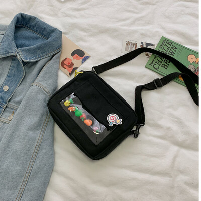 

Shangxin small bag canvas bag female college students Japanese Korean version of ancient feeling girl inssen single shoulder obliq