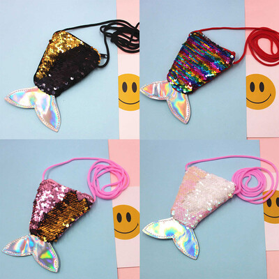 

〖Follure〗4pc Women Girls Fashion Double Color Shiny Sequins Storage Bag Purse Coin Pouch
