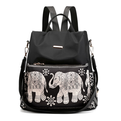 

Oxford shoulder bag Womens fashion canvas schoolbag Korean version Baitao ladies shoulder bag