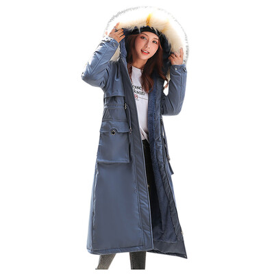

Toponeto Women Outerwear Faux Hooded Button Coat Long Solid Jackets Pocket Coats