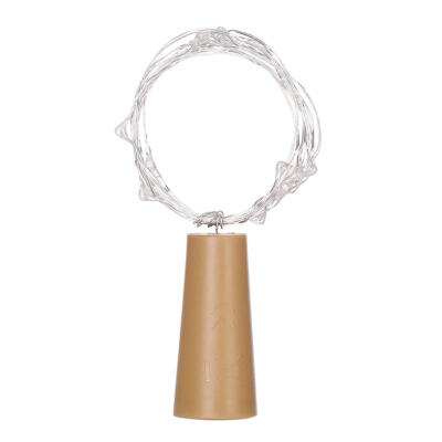 

15m 15-LED Copper Wire String Light with Bottle Stopper Party Decor Lamp