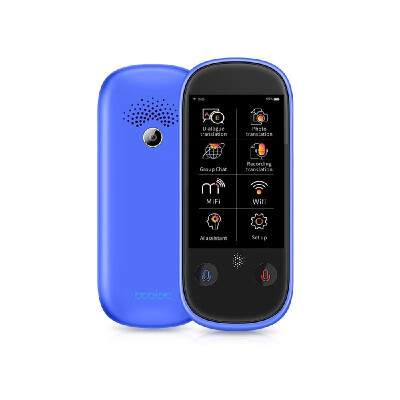 

Boeleo W1 Pro AI Translator 30inch Screen Voice Translation Smart Business Travel 76 Languages AI Translation Machine Blue