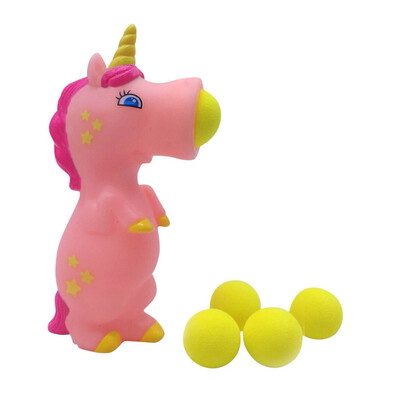 

YIWULAPink or Popper Toys with 5 Soft Foam Toy for Girls&Boys