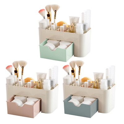 

Mini Makeup Storage Box Cosmetics Case Lipstick Small Box Desktop Organizer Jewelry Container Holder