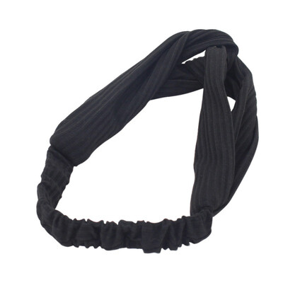 

Vintage Cross Knot Elastic Hairbands Women Spring Suede Soft Solid Headbands Bandanas Girls Hair Bands Hair Accessories