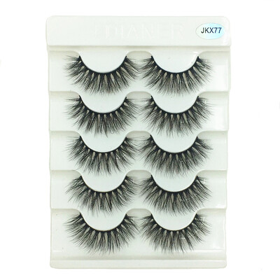 

Gobestart Sexy Party 3D False Eyelashes Lashes Voluminous Eye Lashes 5 Pair Makeup Lashes