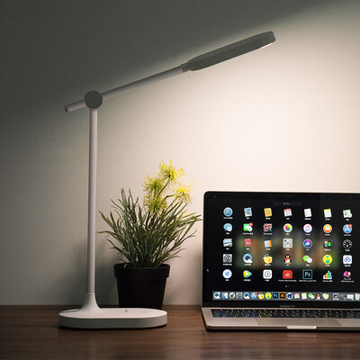 

Skyworth pleasing LED table lamp work learning reading writing bedroom bedside stepless dimming brightness rechargeable eye protection led light three color temperature mode