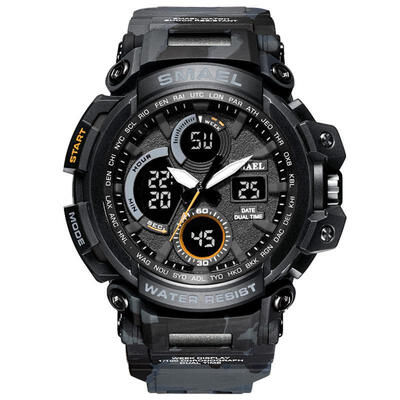 

SMAEL 1708B Sport Watches Men Watch Waterproof LED Digital Watch Male Clock