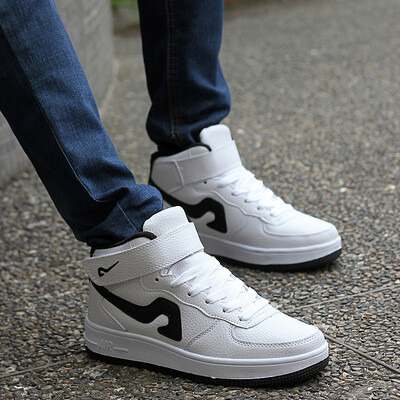 

Summer&summer trend high shoes men&women Korean sports shoes lovers shoes Gaobang shoes white shoes tide mens shoes