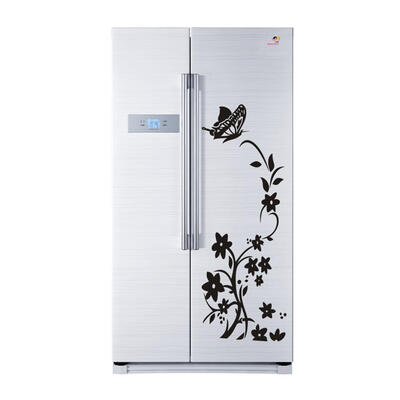 

Flower Rattan Butterfly Pattern PVC Removable Home Wall Fridge Sticker