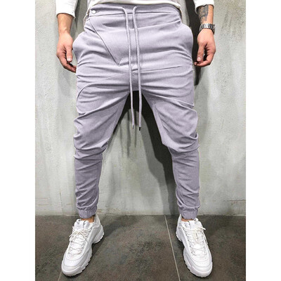 

Men Long Casual Sport Pants Slim Fit Trousers Running Pencil Jogger Cargo Pants
