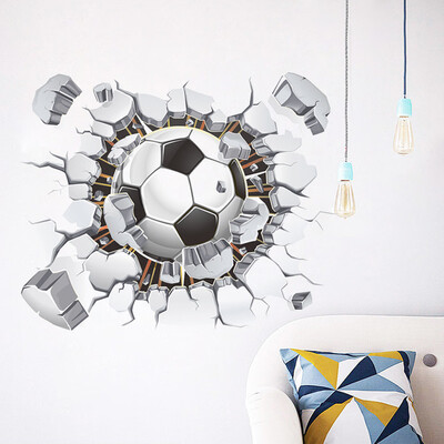 

〖Follure〗3D Soccer Ball Football Wall Sticker Decal Kids Bedroom Home Room Decor Sport