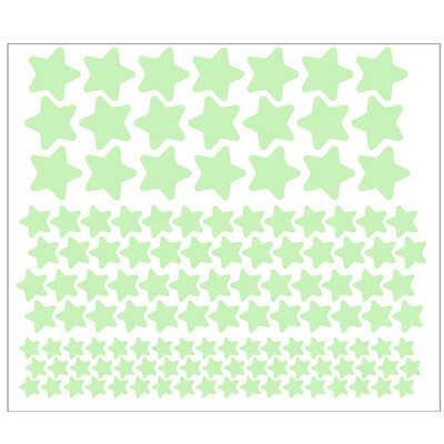 

New 127pcs Glow In The Dark 3D Stars Moon Stickers Bedroom Wall Room Funny Decor