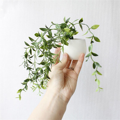 

JPGIF Artificial Flower Succulent Plant Refrigerator Sticker Bonsai Magnet GreenPlant