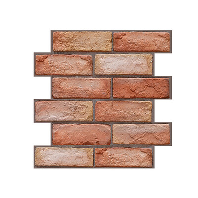 

30x30cm Retro Brick Grain 3D Wall Sticker Decal Mural Kitchen Bathroom Decor