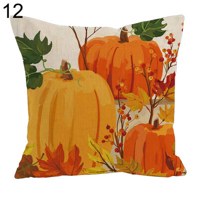 

Pumpkin Fall Harvest Linen Pillow Case Cushion Cover Sofa Bed Car Office Decor