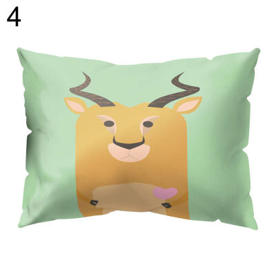 

Cute Bear Elephant Throw Pillow Protector Case Cushion Cover Bedding Articles