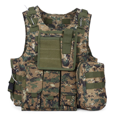 

Outlife Tactical Military Swat Field Battle Airsoft Molle Combat Assault Plate Carrier Vest