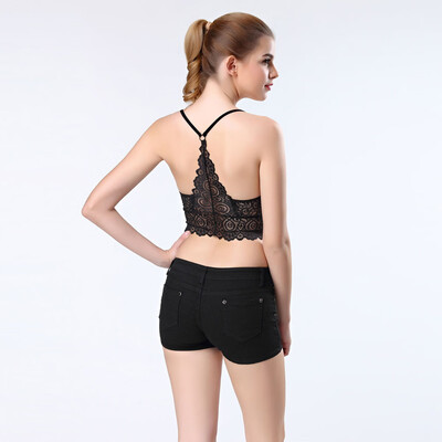 

〖Follure〗Sexy Womens Lace Cut Out Bra Crop Top Club Bralette Bustier Strappy Vest