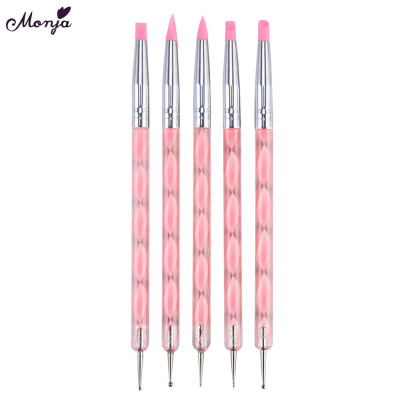 

Toponeto Image Drawing Pen Double End Nail Art Paintbrush Acrylic Gel Polish