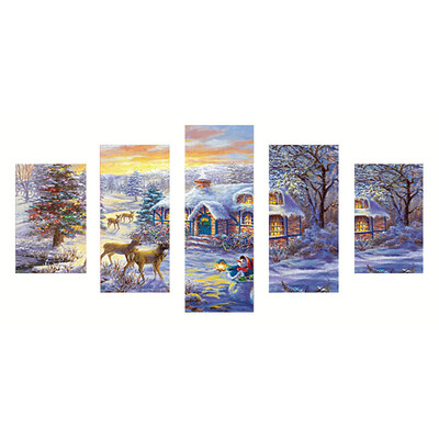 

〖Follure〗Full Drill DIY 5D Diamond Painting Embroidery Cross Crafts Stitch Kit Home Decor
