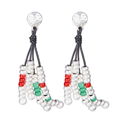 

Alloy Ear Studs with Ear Nuts & Gemstone Beads Matte Style Cadmium Free & Nickel Free & Lead Free 925 Sterling Silver Plated