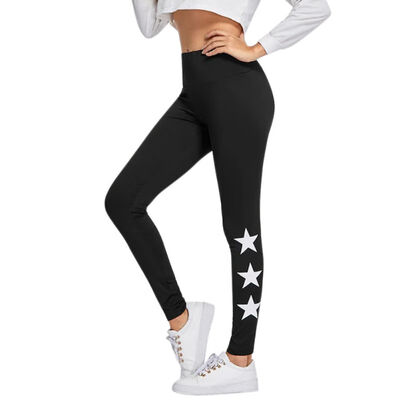 

Fashion Star Print Breathable Female Leggings New Women Pants Push Up Women Workout Leggings Slim Leggings