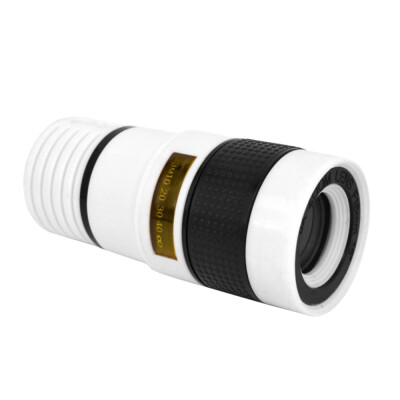 

〖Follure〗HD 12x Optical Zoom Camera Telescope Lens With Clip For iPhonePhone Universal